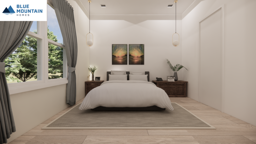 West Virginia new home construction master bedroom