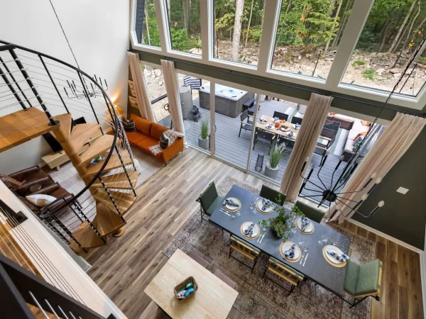 top view interior custom new homes builder in WV