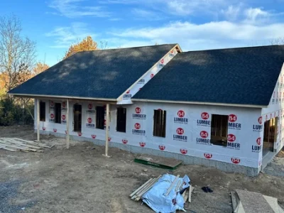 house under construction in WV